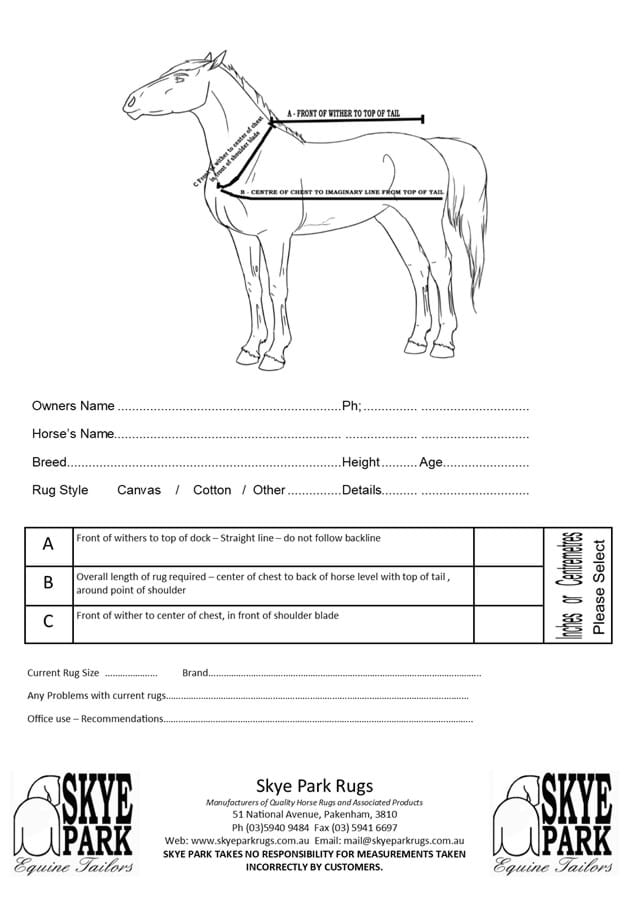 Choosing the Right Size